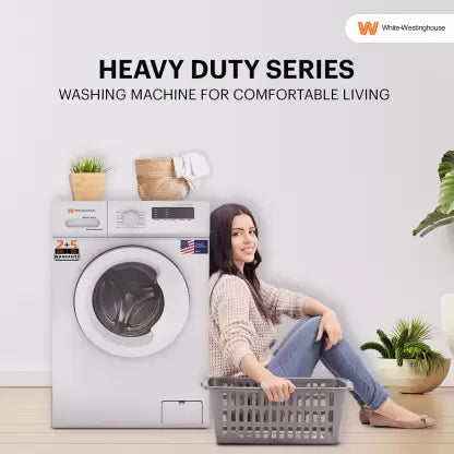 White Westinghouse (Trademark by Electrolux) 10.5 kg Fully Automatic Front Load Washing Machine with In-built Heater White (HDF1050) (OPEN BOX) White Westinghouse (Trademark by Electrolux) 10.5 kg Fully Automatic Front Load Washing Machine with In-built Heater White (HDF1050) (OPEN BOX)